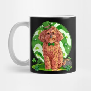 Cockapoo Dog St Patricks Day Leprechaun Mug